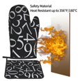thumbnail image 5 of Vsdgher Numbers Oven Mitts and Pot Holders 2 pcs Set,High Heat Resistant Kitchen Oven Glove for Baking and Cooking, 5 of 7