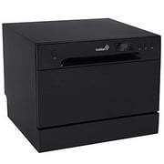 Ivation Portable Dishwasher – Countertop Small Compact Dishwasher for Apartment, Condo, RV, Office & Other Small Kitchens – 6 Place Setting Capacity – Black
