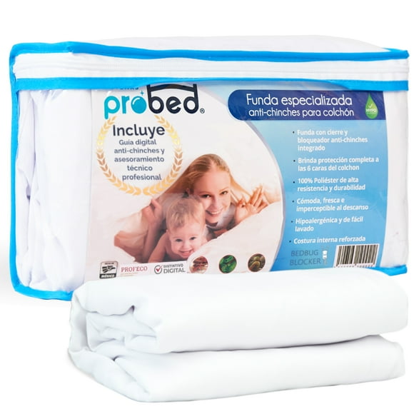 Funda Protector Anti Chinches para Colchón Individual