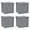 Dark Gray, variant on Storage Bins with Lids, Collapsible Linen Fabric Boxes Organizer Containers with Lid Foldable Storage Box Basket for Closet, Shelves, Home, Office, 12 x 12 x 12 Inch, 4 Pack, Purple