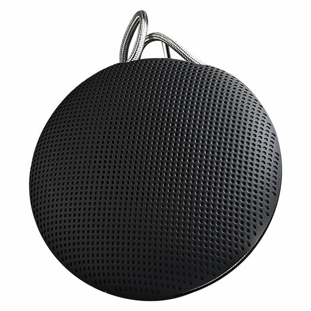 Sidaley Reproductor de música Bluetooth Diseño colgante Sonido estéreo Reproductor inalámbrico Reproductor de música portátil a prueba de agua Cables de audio/vídeo Negro