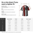 thumbnail image 7 of Disketp Men's Hawaiian Firefighters USA Flag Print Shirts Button Down Holiday Beach Shirts-3X-Large, 7 of 7