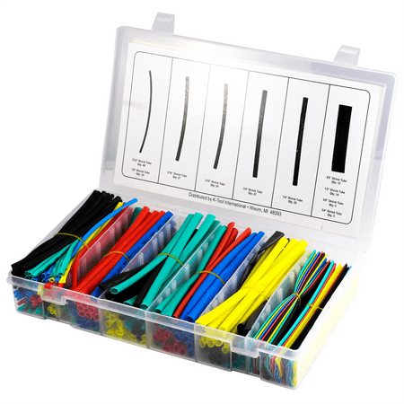 K-Tool 7740 235-pc Heat Shrink Tube Assortment for Electrical Wires