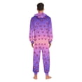 thumbnail image 4 of FORMRS Onesies Pajama for Adults Unisex Hoodie Winter Jumpsuit One Piece Sleepwear, Sizes S-2XL, Pixel Love, 4 of 7