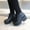 Black, variant on Bmisegm Boots for Women Ankle Boots Pointed Toe Chunky High Heels Shoes Boots for Women White 8