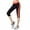 Orange, variant on Women Leggings Tummy Control High Waist Pockets Capris Color Block Sport Yoga Pants Women,Purple,XL
