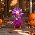 thumbnail image 4 of 7 Inch Desk Goose Outfits, Halloween Spider Web Themed Clothes Set, Decorative Dress Up Supplies For 7in Desktop Goose, Holiday Desk Display Decor (Orange), 4 of 7