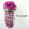 thumbnail image 3 of Vibrant 18 Branches Artificial Violet Flower Vine for Home Decor & Events, 3 of 6