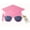 Pink, variant on BBilaBu Graduation Sunglasses,End of School Year Gifts,Graduation Gifts
