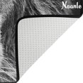 thumbnail image 4 of FREEAM Animal Lion Area Rug 5'x7', Black and White Lion Polyester Area Rug Mat for Living Dining Dorm Room Bedroom Home Decorative, 4 of 6