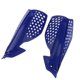 thumbnail image 1 of Par de manillares de motocicleta de 8 pulgadas que se caen Azul, 1 of 7