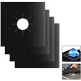 thumbnail image 2 of 4Pcs Heat Resistant Stove Burner Covers Reusable Non Stick Protector 10.6 X 10.6 Inches, 2 of 7