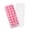 Pink, variant on 24 Cubes Silicone Ice Tray Silicone Ice Cubes Tray For Freezer Jelly Cubes Tray Silicone Tablespoon Small Ice Trays Silicone Ice Tray with Baby Food Ice for Men Infusion Set Rocks Ice Cubes Freezer