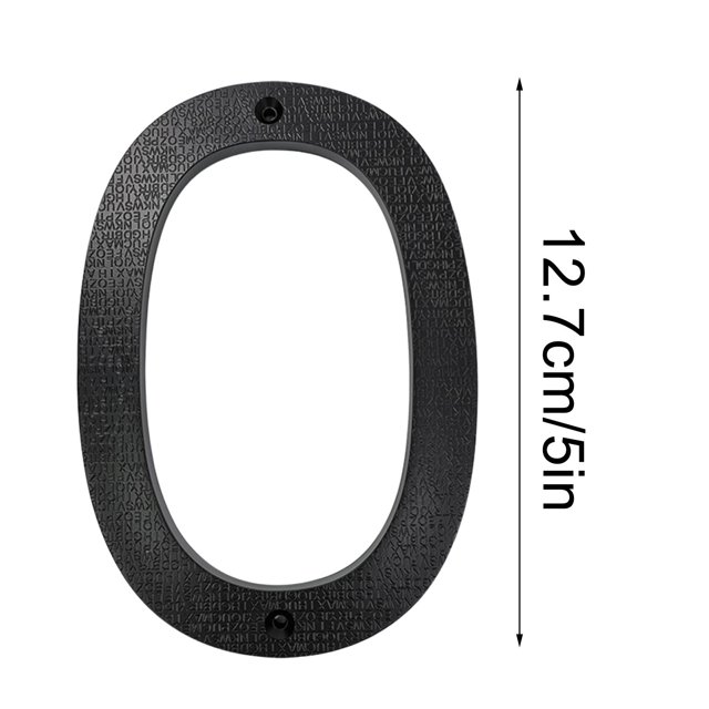 Dvruxg Modern Floating House Numbers for Outside, Large Black Shadow Home Number with Nails Kit & Template, Easy to Be Mounted for Exterior House Address, Garage Gate, Street, Farmhouse