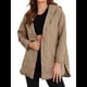 thumbnail image 3 of Chaqueta Larga con Capucha y Acolchado de Rombos para Mujer, Abrigo de Invierno de Moda, Holgado y de Gran Tamaño, Chaquetas Cálidas de Larga. Caqui S, 3 of 9