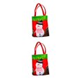 thumbnail image 1 of kurtrusly Christmas Gift Bag Candy Sweets Treat Tote Pouch Sack Present Handbag Xmas Party Decor,Tree 2 2PCS, 1 of 6