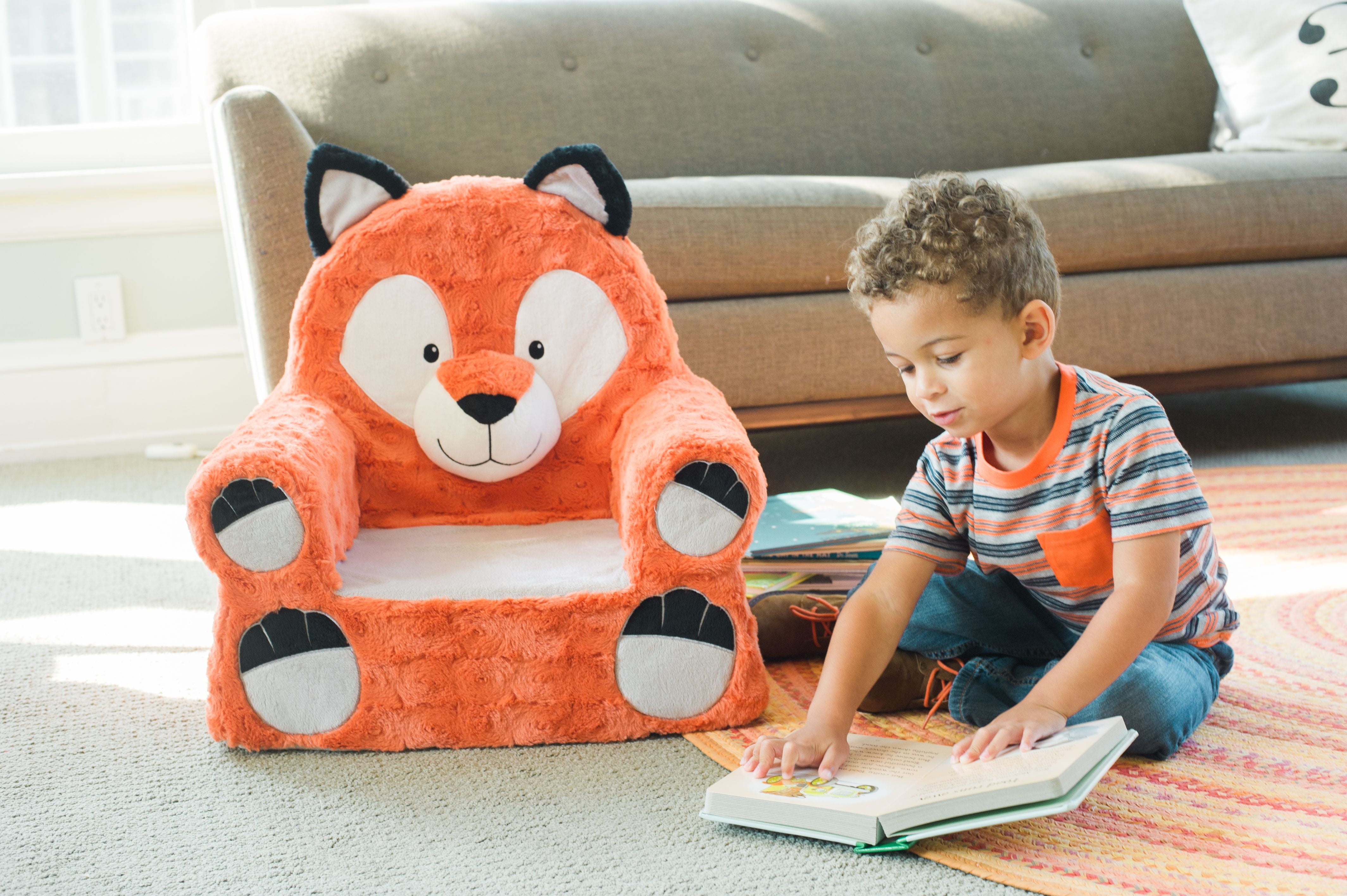 Plush fox sale chair