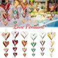 thumbnail image 5 of BOBOMOTI Heart Ornaments Valentine's Day Romantic Heart Shape Ornament Decorations Xmas Valentines Day Wedding Anniversary Party Home Decor, 5 of 6