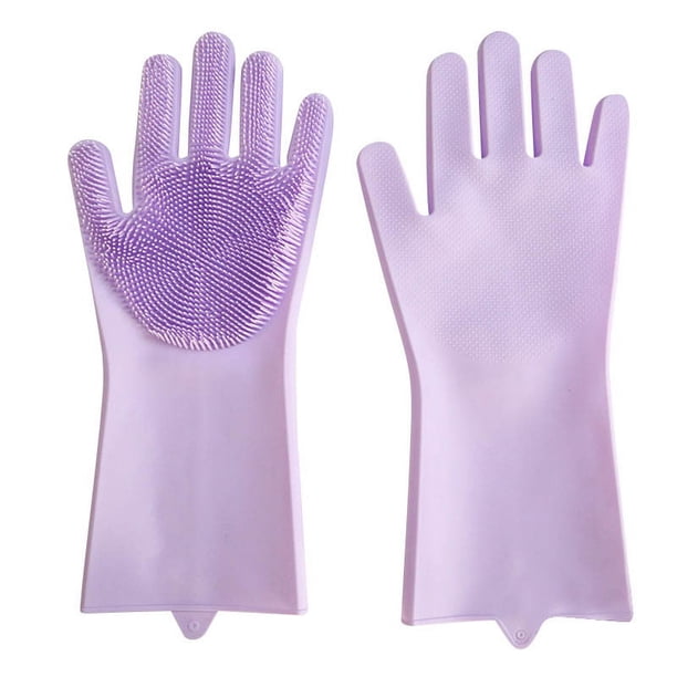 Guantes Fiudx para lavar platos guantes para el hogar y guantes para bañar a mascotas a prueba de arañazos y roturas