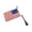 Black, variant on American Flag Motorcycle Flag With Mounting Bracket Polyester Flag And Aluminum Alloy Pole For Rear Rack Compatible With XL883 1200 X48