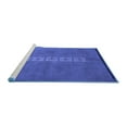 thumbnail image 2 of Ahgly Company Machine Washable Indoor Rectangle Abstract Blue Modern Area Rugs, 5' x 8', 2 of 4