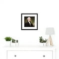 thumbnail image 2 of Stuart Portrait President General George Washington Painting 8X8 Inch Square Wooden Framed Wall Art Print Picture with Mount, 2 of 4