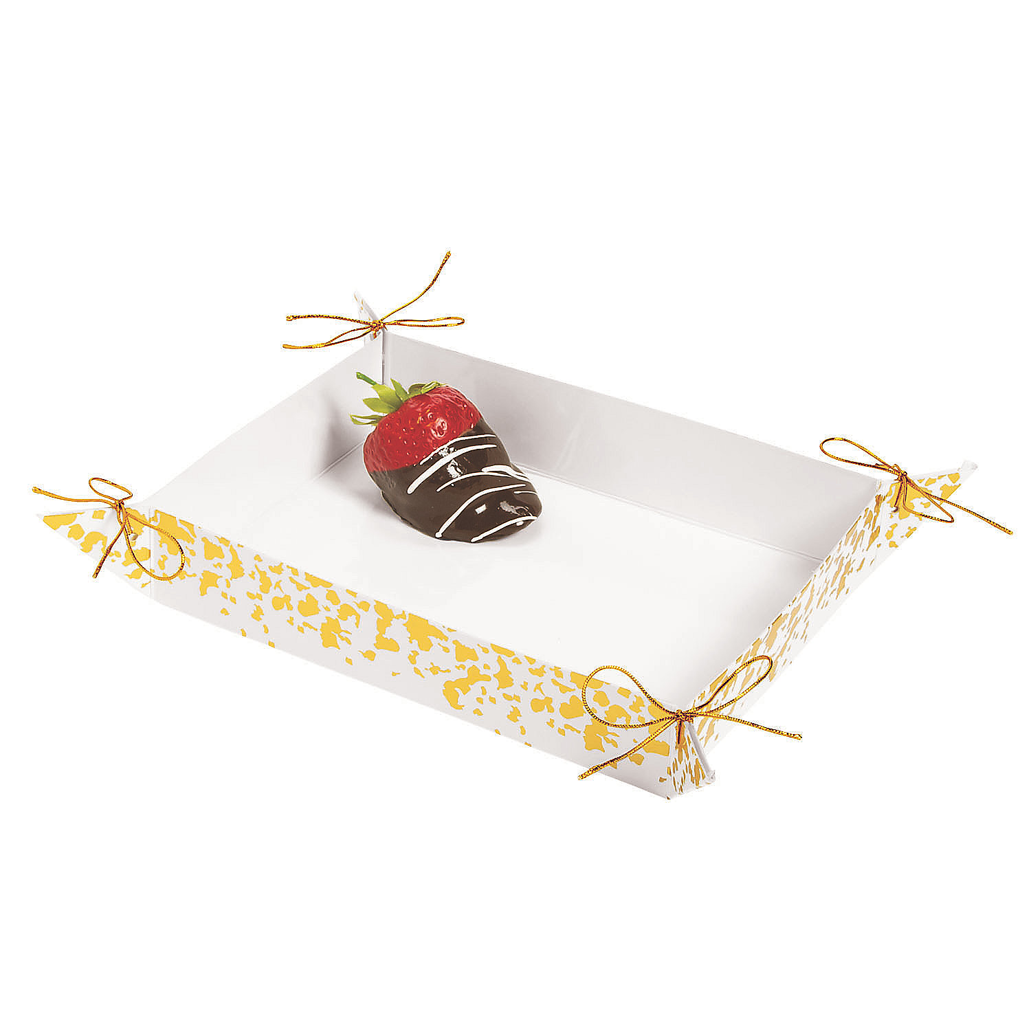 Download Small Gold Foil Trim Treat Tray - Party Supplies - 2 Pieces - Walmart.com - Walmart.com