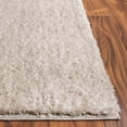 thumbnail image 4 of SAFAVIEH Lindsay Deborah Solid Polyester Shag Area Rug, Beige, 5'3" x 7'6", 4 of 8
