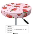 thumbnail image 2 of watermelon ice cream Round Bar Stool Seat Covers, Elastic Round Chair Cover Stool Seat Slipcover Bar Stool Cushions Round Pad for 12-14 inch, 2 of 5