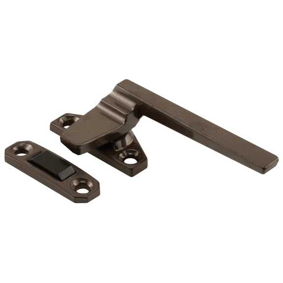 Right-Handed, Bronze, Casement Locking Handle with Offset Base (Single Pack)
