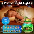 thumbnail image 2 of Kit de terrario con iluminación de dinosaurio infantil para niños de 4 a 12 años, 2 of 7