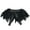 Black, variant on Women's Carnival Cape for Party Performance Wear Fashion Fake Feather Gothic Shawl