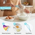 thumbnail image 6 of BSHAPPLUS® 452 Pcs Cake Decorating Kit with 360° Rotating Turntable,58 Numbered Piping Tips,Fondant Pen & Chocolate Mold,200 Pastry Bags,Professional Baking Supplies for Cupcake Cookie Cake Beginner, 6 of 9