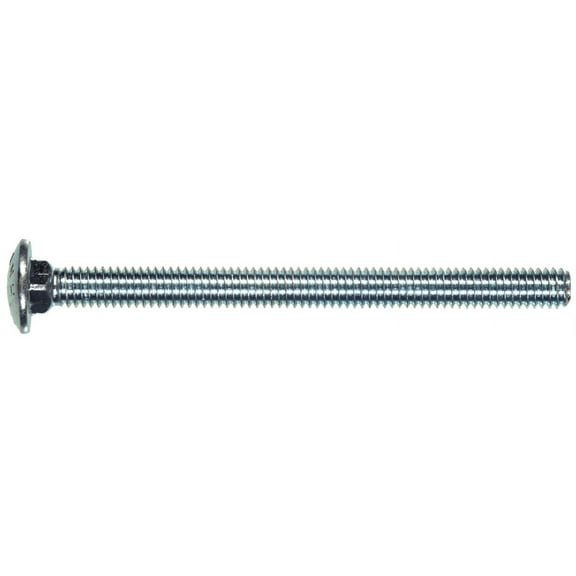 Hillman Carriage Bolt Grade 2 Zinc Plated - 1/4"-20 x 6"