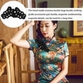 thumbnail image 1 of FOLOYORI 2 Pares De Botones De Traje Negro Para Abrigo Con Y Oriental, 1 of 6