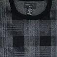 thumbnail image 2 of Shaquille O'Neal XLG Big & Tall Mens Black Plaid Jacquard Pullover Sweater 2XLT, 2 of 2