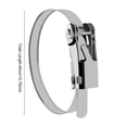 thumbnail image 3 of 304 Stainless Steel Cable Tie with Flap Buckle, 0.39 inch Metal Ratchet Strap, Strong Binding Fastener for Electrical Box Camera Industrial and Outdoor Equipment, M, 3 of 5