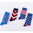 thumbnail image 4 of Calcetines de otoño e invierno para hombre, calcetines de skate callejero, calcetines casuales con bandera multicolor para hombre, 4 of 6