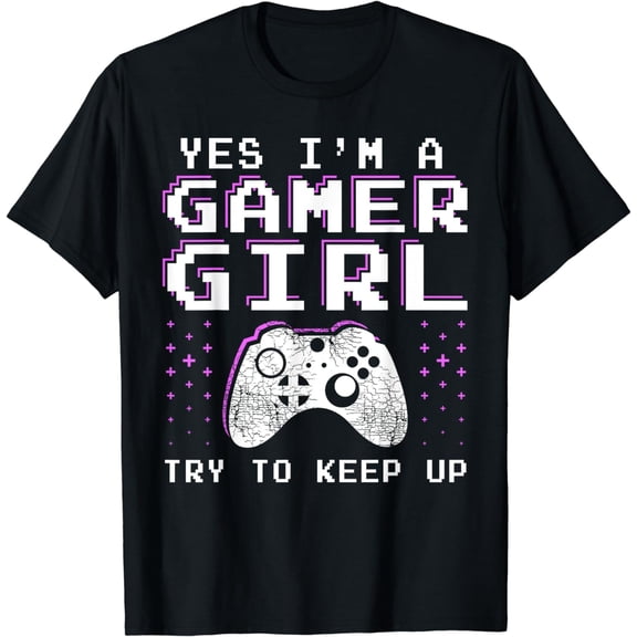 Gamer Girl Stuff Gifts for Teens - Funny Video Gaming Gift T-Shirt