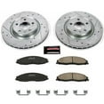 thumbnail image 3 of PowerStop Front Z23 Evolution Sport Carbon-Fiber Ceramic Brake Pad and Drilled & Slotted Rotor Kit Fits: PONTIAC Select Models K1597, 3 of 10