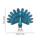 thumbnail image 5 of Esculturas de animales de pavo real esculturas de arte de hierro impermeables para patio interior al aire libre Hugtrwg  Para estrenar, 5 of 5