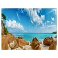thumbnail image 2 of Rocky Seychelles Island Panorama - Oversized Beach Canvas Artwork, 2 of 3