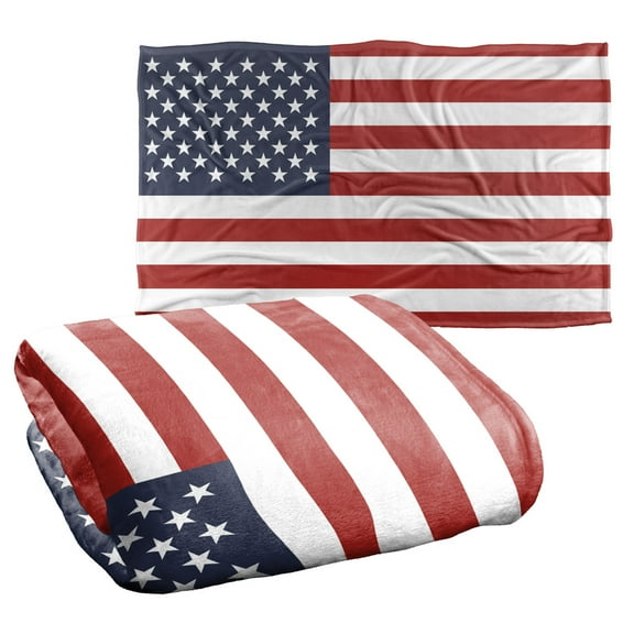 American Flag Silky Touch Super Soft Throw Blanket 36" x 58"
