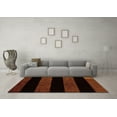 thumbnail image 3 of Ahgly Company Indoor Rectangle Abstract Orange Modern Area Rugs, 2' x 4', 3 of 4