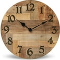 thumbnail image 1 of Modern Simple Wall Silent Clock Vintage Mid-Century Style Design for Living Room Bedroom Decor - #3, 1 of 7