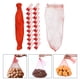 thumbnail image 5 of 100 bolsas de plástico tejidas para guardar frutas y verduras (rojas), 5 of 7