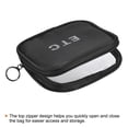thumbnail image 4 of Uxcell 4.3"x4.3"x0.8" Travel Mesh Toiletry Bag Makeup Cosmetic Bag Zipper Pouch Black, 4 of 4