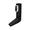 Leg and Foot Massager (Black, Single Leg), variant on Portable Air Compression Leg Massager with Integrated Thermal Heating, Adjustable Wrap-Around Calf Relaxer with 3 Intensity Levels and Rechargeable Battery for Daily Home Use