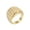 Gold, variant on Wide Band Stainless Steel Ring for Women Hammered Texture Chunky Ring Minimalist Daily Wear Stackable Jewelry Gold Size 10