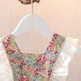thumbnail image 5 of B91xZ Robes pour Filles Tout-Petits Manches Courtes Col Rond Robe Maxi, Bleu 12-18 Mois, 5 of 5